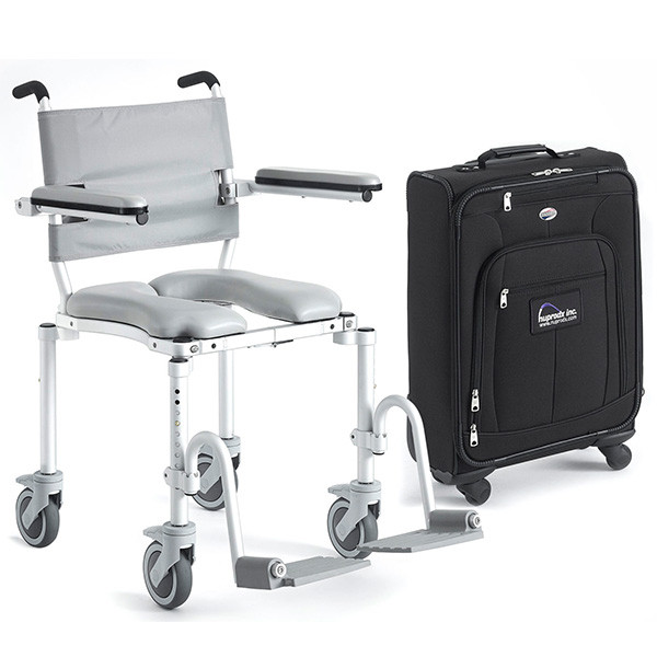 Folding Travel Shower/Commode Chair
