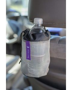 Black Silver Soft Pouch and Bottle Holder
