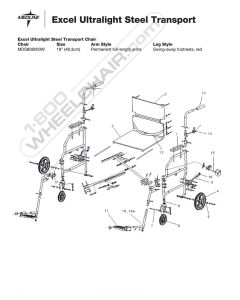 Parts for Excel Ultralight Steel Transport