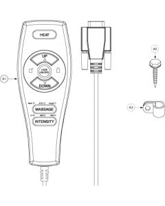 Heat&Massage Controls for LC-358M