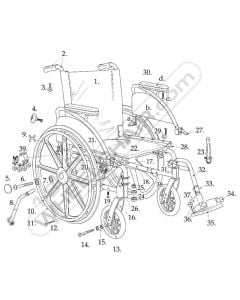 Parts for Drive Viper Wheelchair