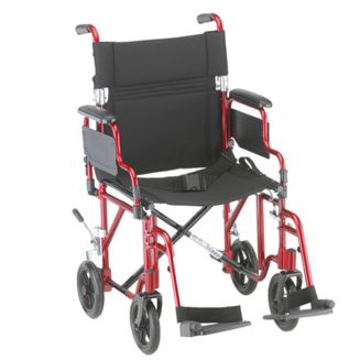 Nova 19" Transport Chair with Detachable Arms
