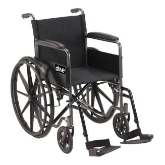 Unassembled Silver Sport Drive Wheelchair 