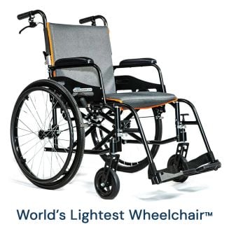 Feather Chair™ Wheelchair in Matte Black