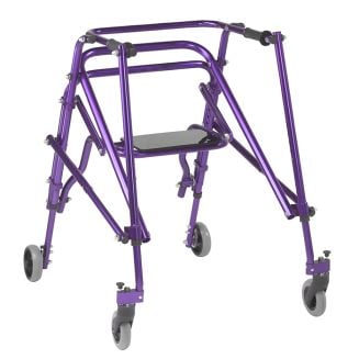 Large Purple Nimbo 2G Lightweight Posterior Walker with Seat