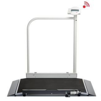 Seca 676 Wheelchair Scale with Handrail and wireless transmission
