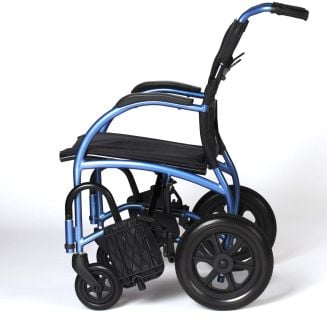 Side Strongback Ergonomic Lightweight Comfort Transport Chair