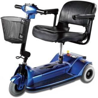 Zipr three Wheel Compact Scooter Blue