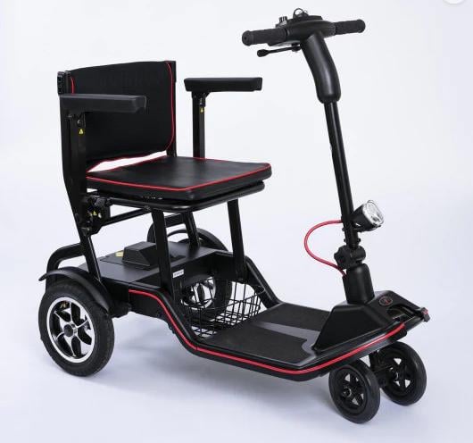Black And Red Featherweight Mobility Scooter